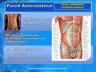 Semiología Médica Pedro Cossio año 2004
 
