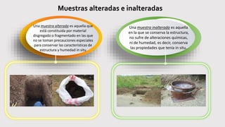 Disgregado Exploración de suelos y ensayo DPL | PPTX
