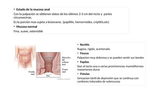 EXPLORACION PROCTOLOGICA en cirugia .pptx