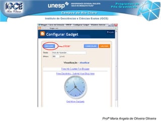 Profª Maria Angela de Oliveira Oliveira 