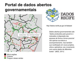 Fonte de dados vetoriais 
1. Localmente 
2. Portal de dados abertos governamentais 
3. OpenStreetMap (API) 
4. Servidores de dados vetoriais 
 