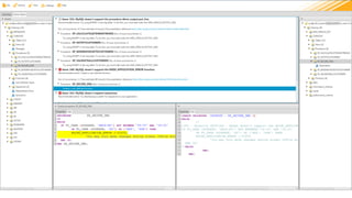 Know exactly where manual edits are needed
 