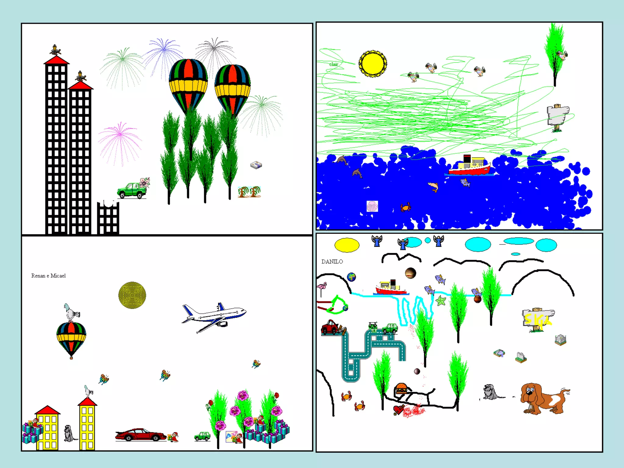 Explorando o tuxpaint