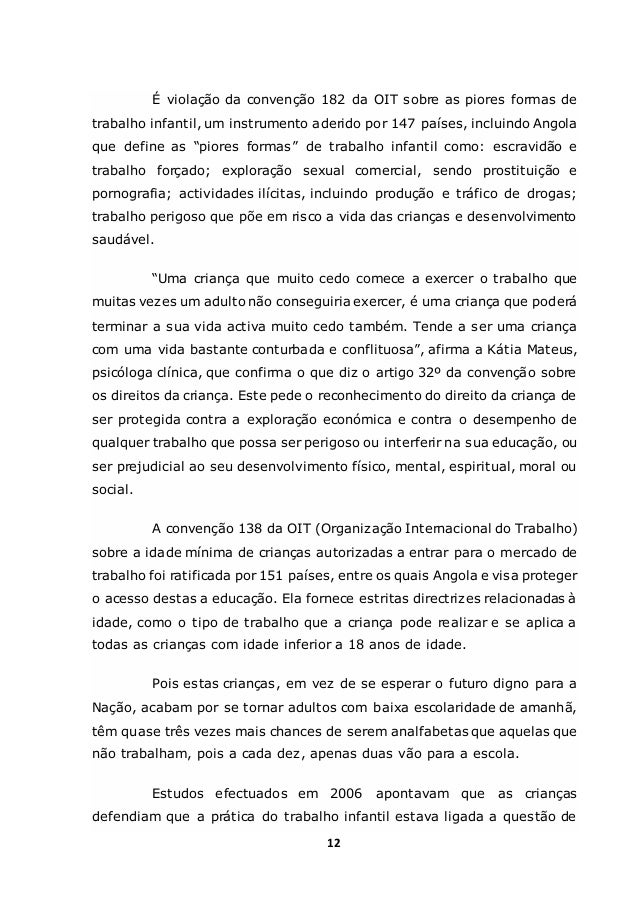 Monografia trabalho infantil