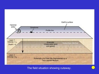 The field situation showing cutaway.
 
