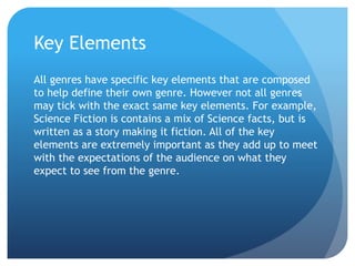Exploration in genre | PPT