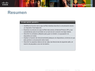 Resumen




          © 2007 Cisco Systems, Inc. Todos los derechos reservados.   Cisco Public   26
 