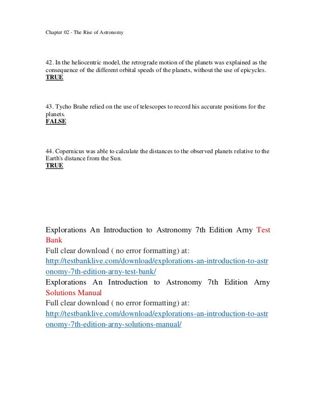 explorations an introduction to astronomy pdf
