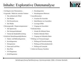 Explorative Datenanalyse | PDF