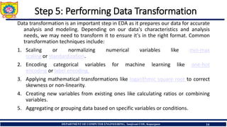 REQUIREMENT TO MACHINE LEARNING -Exploratory Data Analysis (EDA) | PDF