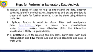 exploratory data analysis | machine learning |... REQUIREMENT TO MACHINE LEARNING -Exploratory Data Analysis (EDA) | PDF