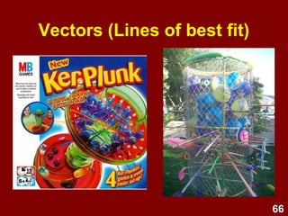 66
Vectors (Lines of best fit)
 