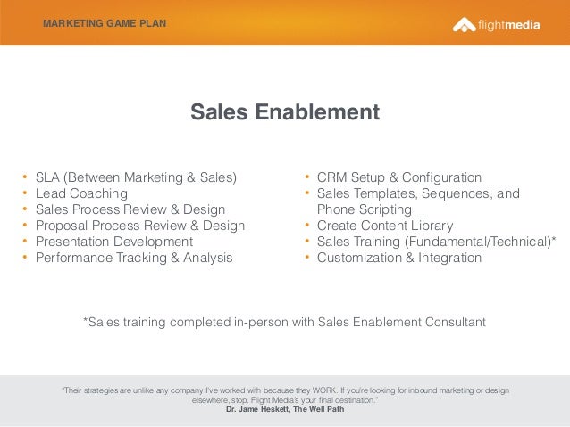exploratory sales presentation example