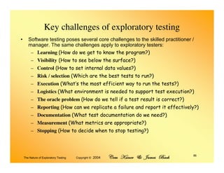 Exploratory Testing