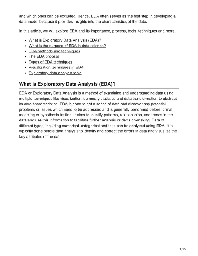 Exploratory Data Analysis - A Comprehensive Guide to EDA.pdf