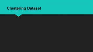Clustering Dataset
 