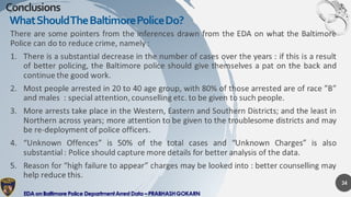 Exploratory Data Analysis on Baltimore Police Arrest Data
