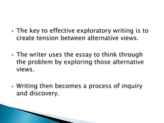Exploratory essay allyn and bacon | PPT