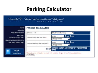 Parking Calculator
 