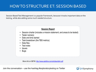 Exploratory Testing with JIRA | QASymphony Webinar | PPTX