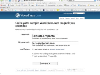 Explorcamp : Publiez 2.0