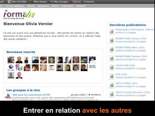 Entrer en relation  avec les autres 