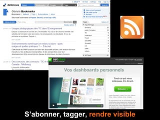 S’abonner, tagger,  rendre visible 