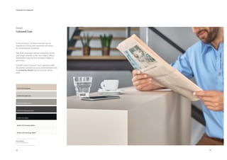 Detail
Coloured Core
In recent years, we have seen the rise of
simplicity of form and neutrality of colour
in contemporary furniture.
The kind of designs where continuity of line
and shape extends to the very edges, which
themselves must be free of impact edges or
glue lines.
EGGER’s new Coloured Core Laminates oﬀer
the perfect solution to such perfectionism with
its seamless ﬁnish and its neutral colour
plate.
Decor shown:
U7021 ST9 Cashmere
U9991 ST15 Black
U9631 ST9 Diamond Grey
U7651 ST9 Silver Grey
W1001 ST9 Premium White
W1001 ST30 Premium White
U7081 ST9 Light Grey
U7021 ST9 Cashmere
ColouredCoreLaminate
2524
Coloured Core Laminate
 