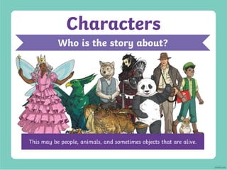 Explore the Story elements and Theme of a story | PPTX