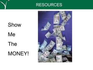 Show
Me
The
MONEY!
RESOURCES
 