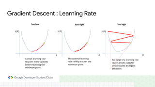 Gradient Descent : Learning Rate
 