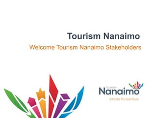 Tourism Nanaimo
Welcome Tourism Nanaimo Stakeholders
 