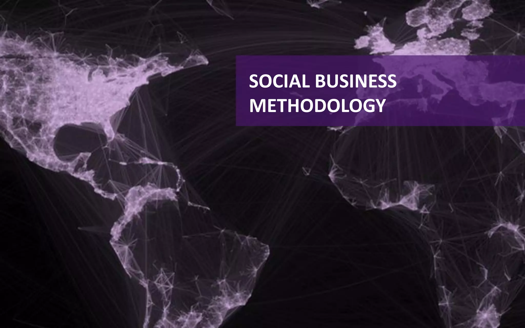 SOCIAL BUSINESS
METHODOLOGY
 