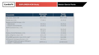 EXPLORER-HCM Study | PDF