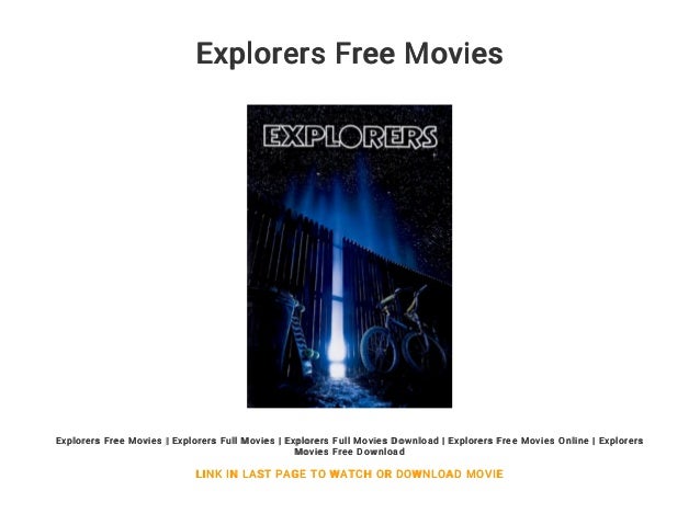 Explorers Free Movies