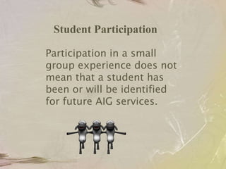 Explorers ClassesWhole class introductory lessons in the 3rd grade classroom, typically 1-3 times per quarter for 3 quarters