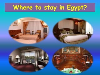 Where to stay in Egypt? 
 