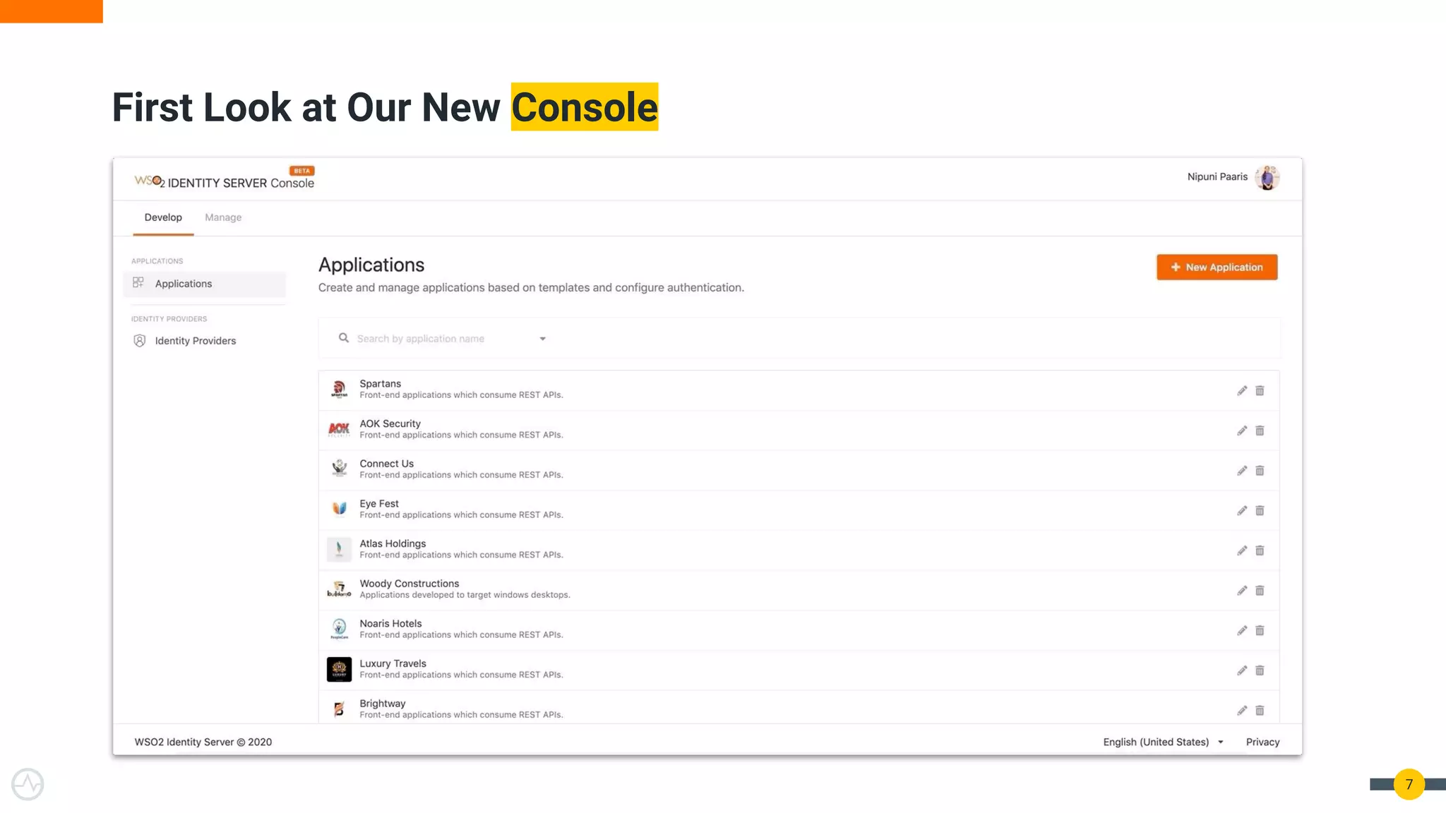 First Look at Our New Console
7
 
