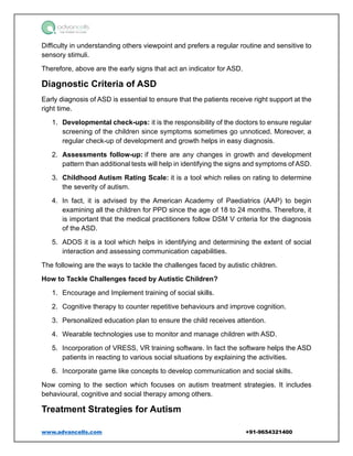 Asd Indicators Chart Explore the Levels of Autism in Brief: A comprehensive guide | PDF