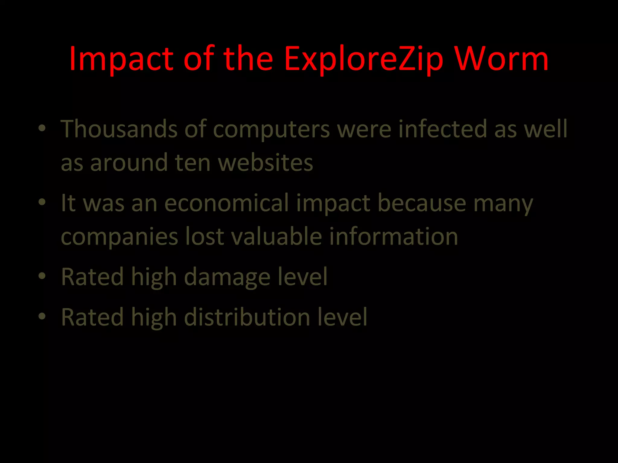 Explore Zip Worm | PPT