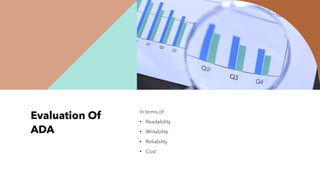 Exploring-Ada Programming Language and its concepts | PPT