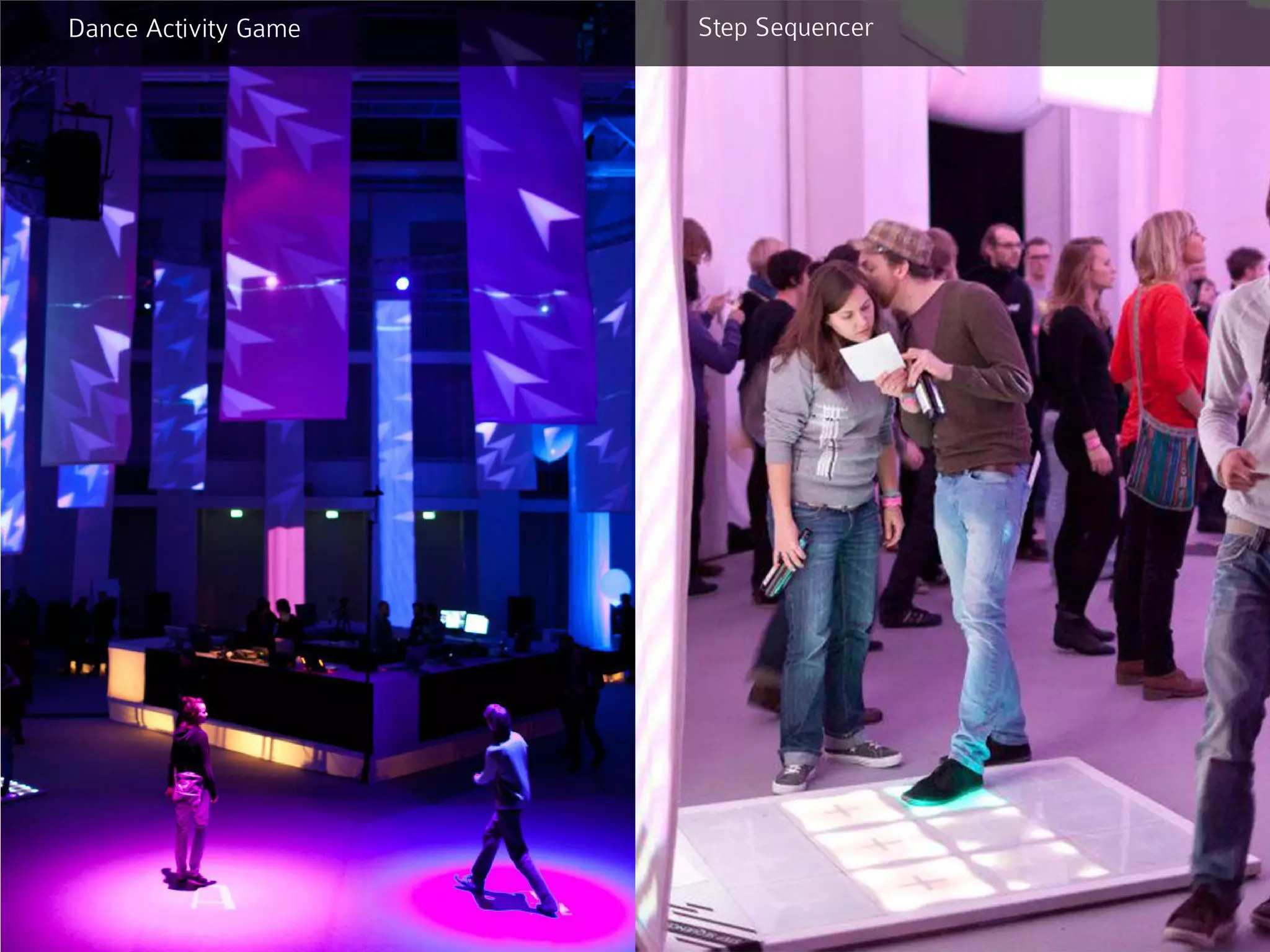 Dance Activity Game Step Sequencer
 