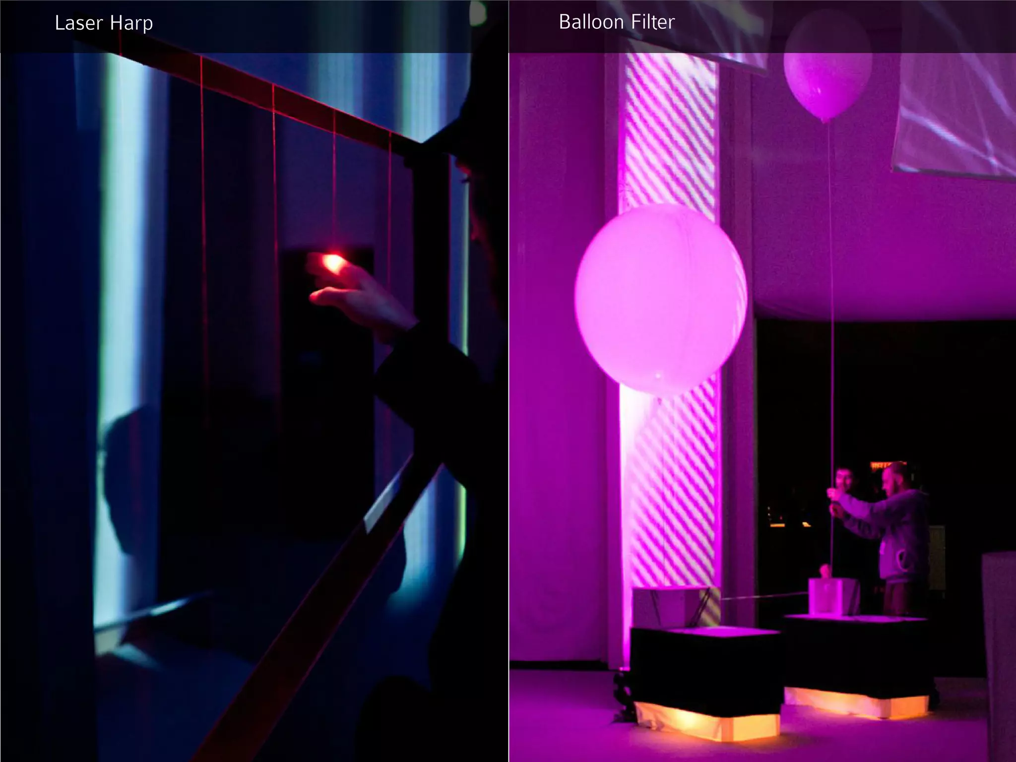 Laser Harp Balloon Filter
 