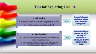 Exploring culture | PPTX