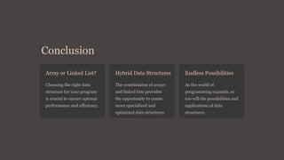 Exploring Data Structures Array Vs Linked List 3 Pptx