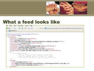 What a feed looks like 