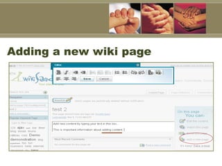 Adding a new wiki page  