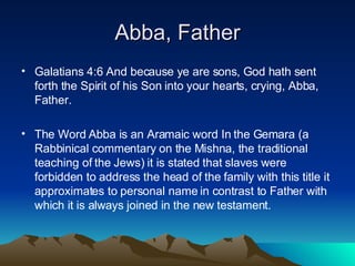 Exploring Paul's Letter To The Galatians.ppt Chapter Iv