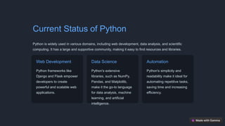 Python Scope In Future | PPTX