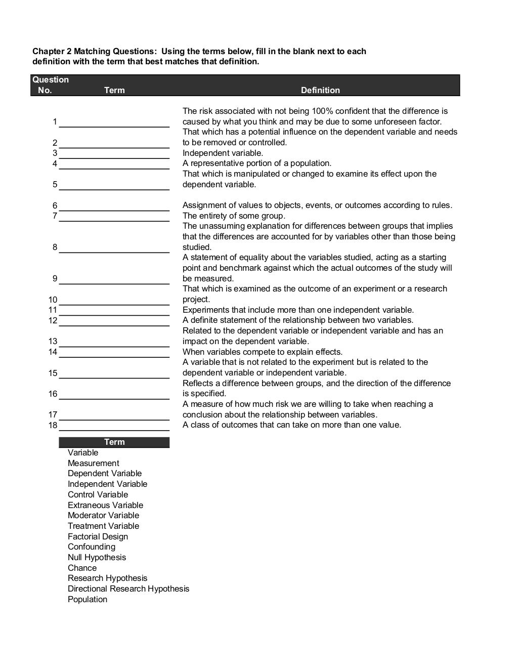 Exploring Research 8th Edition Salkind Test Bank